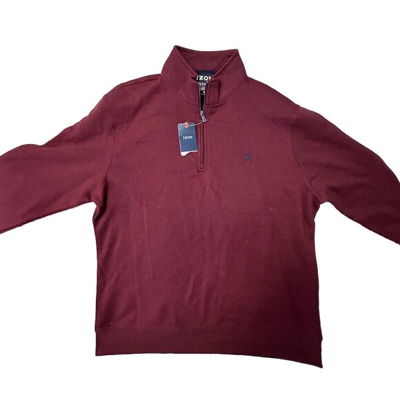 IZOD Advantage Performance Stretch Men's Full Zip Softshell Red Jacket Size XL - Picture 1 of 9